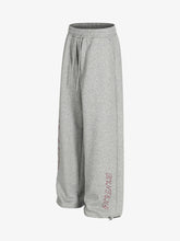 Draped Red Diamond Drawstring Casual Pants